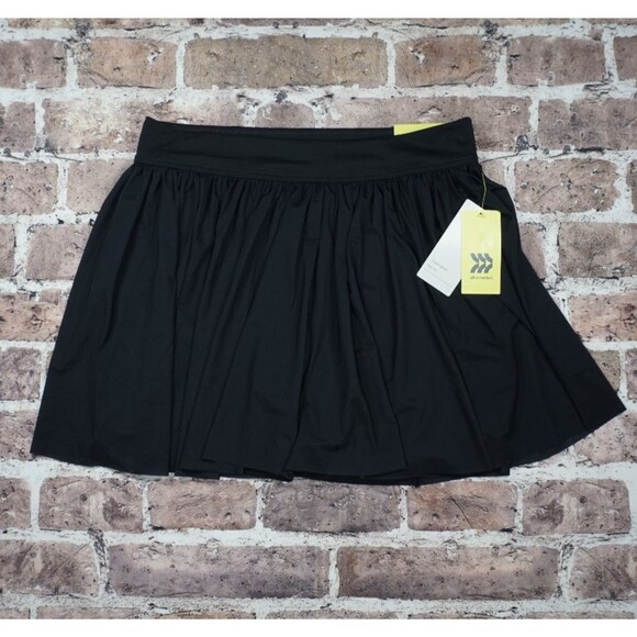 all in motion Pants - NWT All in Motion High Rise Mesh Athletic Skort Womens Sz M Black